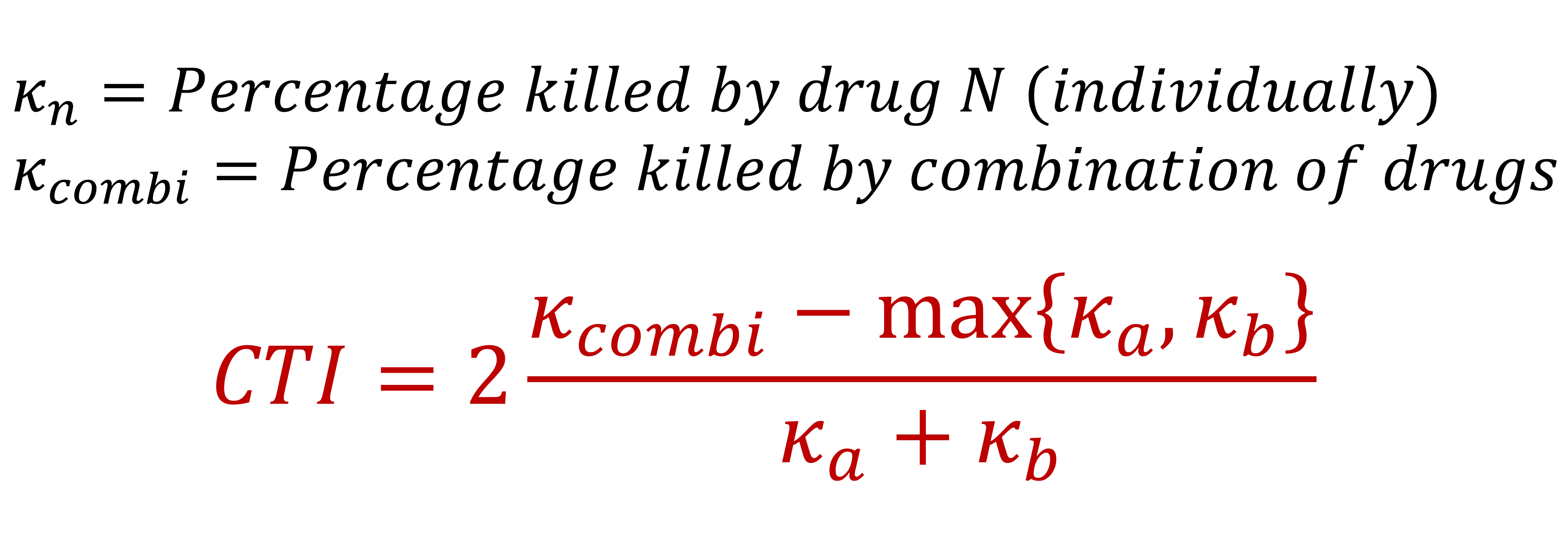 ABCI formula